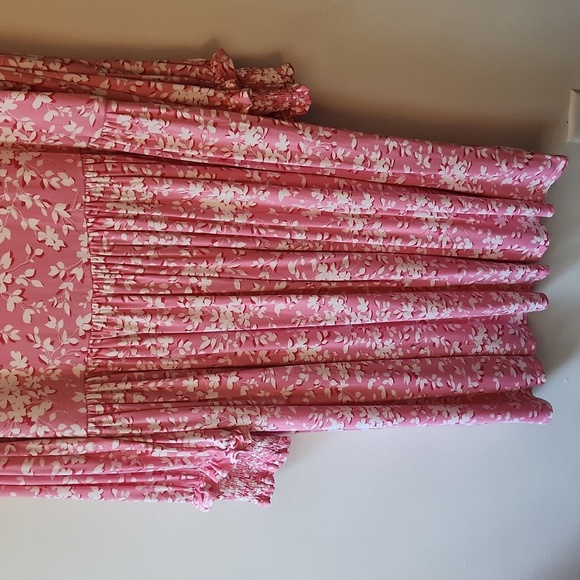 Draper James Boatneck Kitty Dress in Pink Shadow Floral, Size 3X - Picture 4 of 12